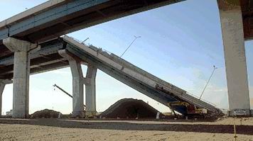 Bridge Collapse in Earthquake